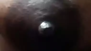 Bengali wife in bathroom shows nude body before bathing