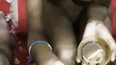 desi young girl oil massage to hot indian dick