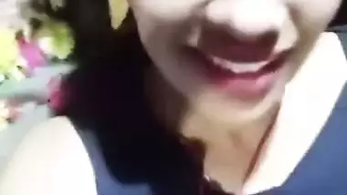Married Tamil girl shows cute boobs on cam for lover