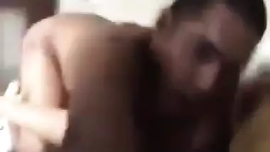 Sexy Indian babe gets banged by a foreign guy in NRI porn