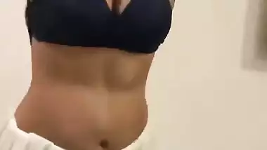 Indian porn of a mature Sali stripping in front of Jija