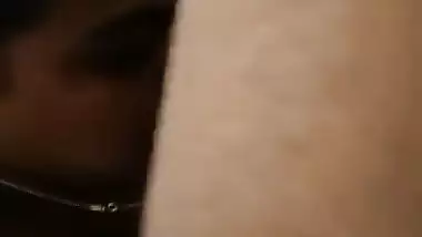 Sucking a dick before getting fucked in the Telugu sex video