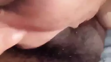 GF gives a desi blowjob and tastes her lover’s cum