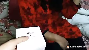 Guy records his desi porn with his slut stepmom