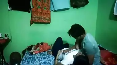 Horny couple home sex act got caught on