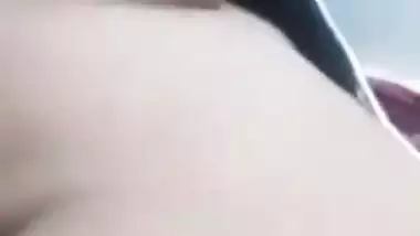 Desi Muslim girl shows boobs and pussy on video call