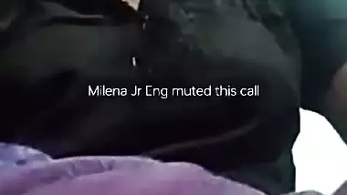 Famous mallu girlfriend boobs show on video call