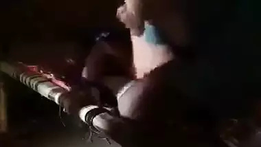 Desi xxx chudai of a dehati couple in a barn