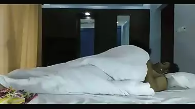 Fatty homeowner enjoys blowjob with desi maid