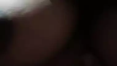 Husband pressing wife boob before sex at home viral MMS
