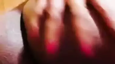 Fingering black pussy by horny bhabhi viral video