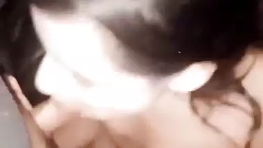 Social Media influencer’s blowjob MMS with her lover