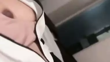GF big ass press hard by boyfriend during nude bath